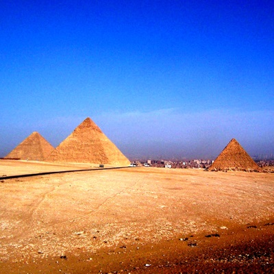Pyramids at Giza, Cairo, Egypt